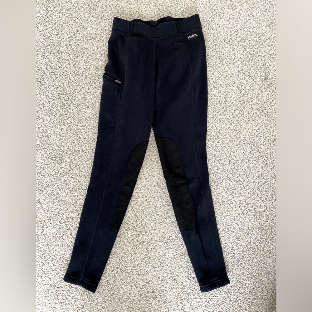 Kerrits Power Stretch Knee Patch Winter Riding Tights/Breeches